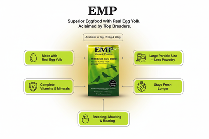 EMP Superior Egg Rearing Food Infographic