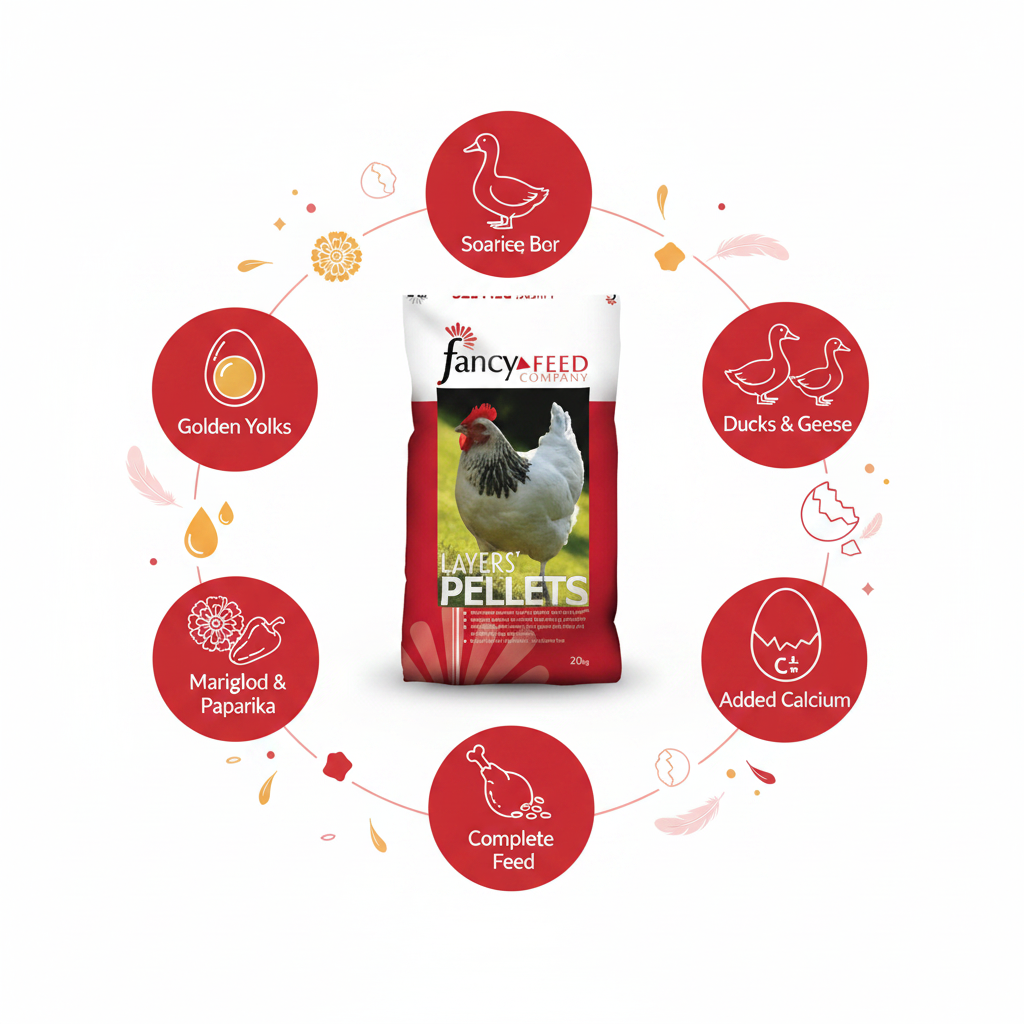 Fancy Feeds Layers Pellets Infographic