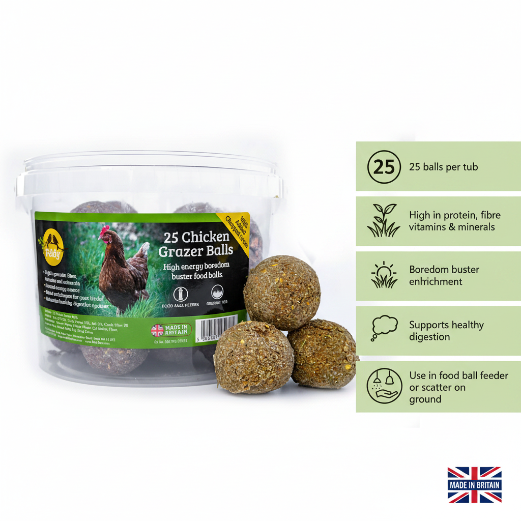 Feldy Chicken Grazer Balls Infographic
