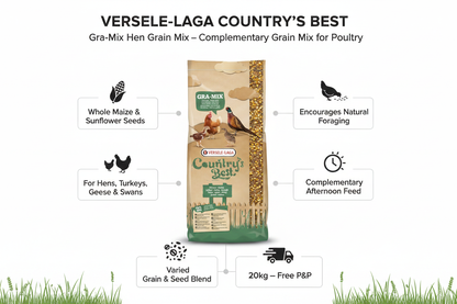 Gra-Mix Hen Grain Mix Packshot Infographic