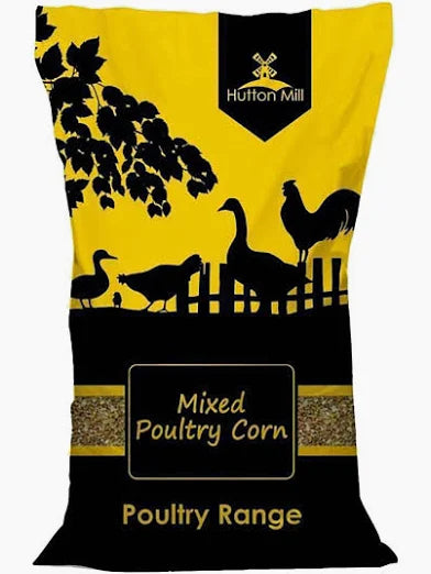Hutton Mill Mixed Poultry Corn 20kg - FREE P&P