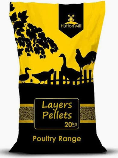 Hutton Mill Layers Pellets 20kg - FREE P&P