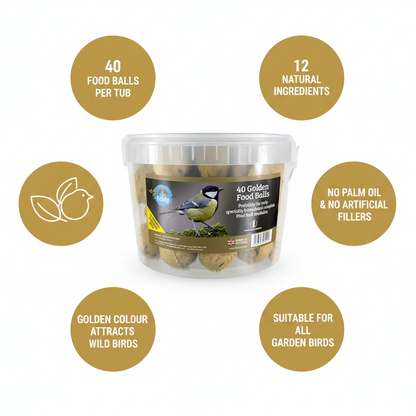 Feldy Golden Food Balls infographic