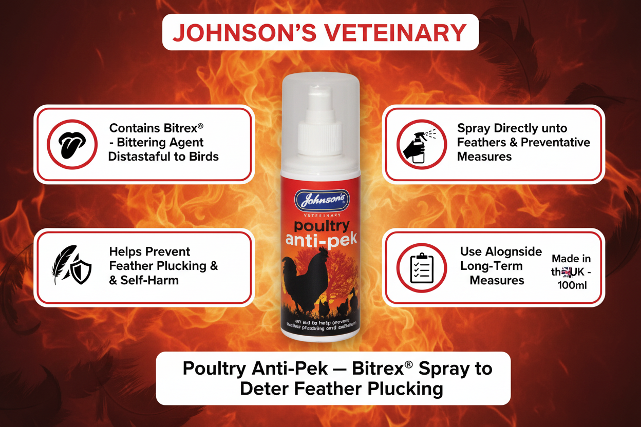 Johnson's Poultry Anti-Pek Infographic