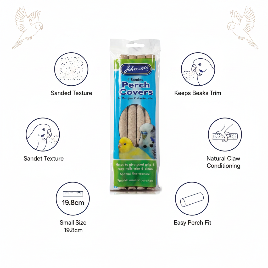 Johnson's Sanded Perch Covers Infographic