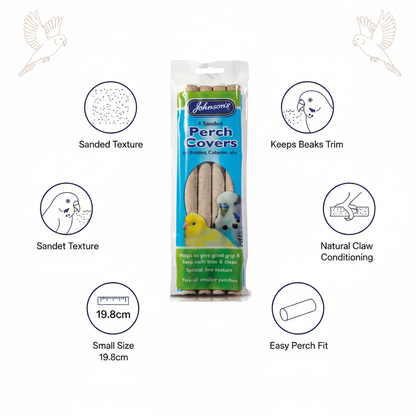 Johnson's Sanded Perch Covers Infographic