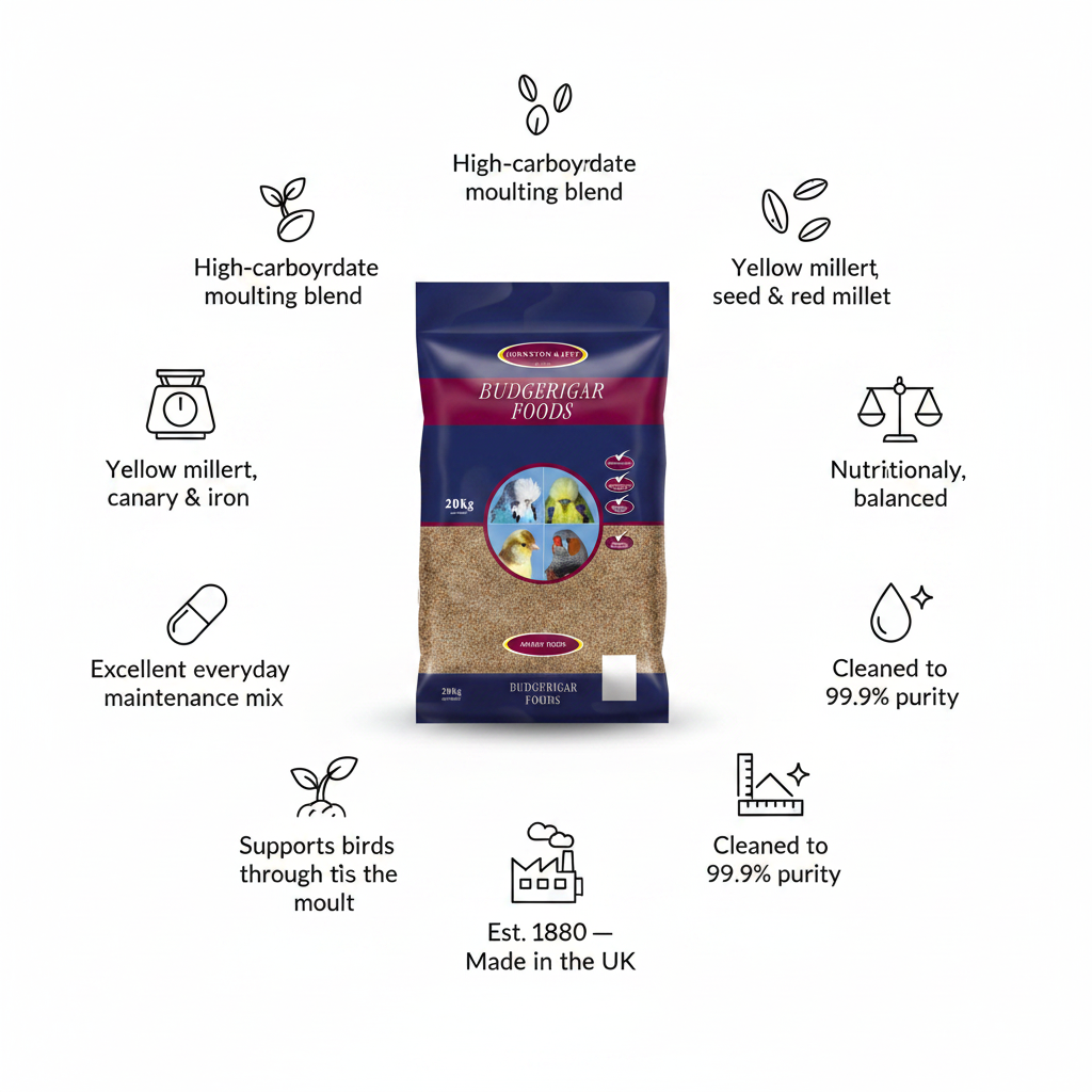 Johnston & Jeff Budgie Utility 20kg