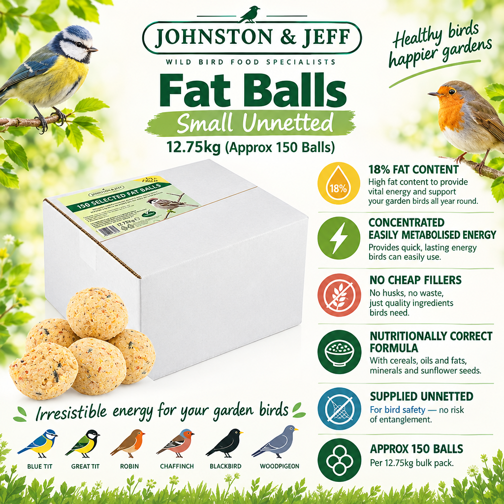 Johnston & Jeff Fat Balls Small Unnetted infographic