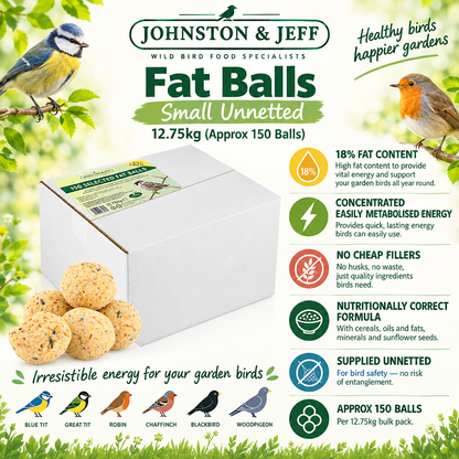 Johnston & Jeff Fat Balls Small Unnetted infographic