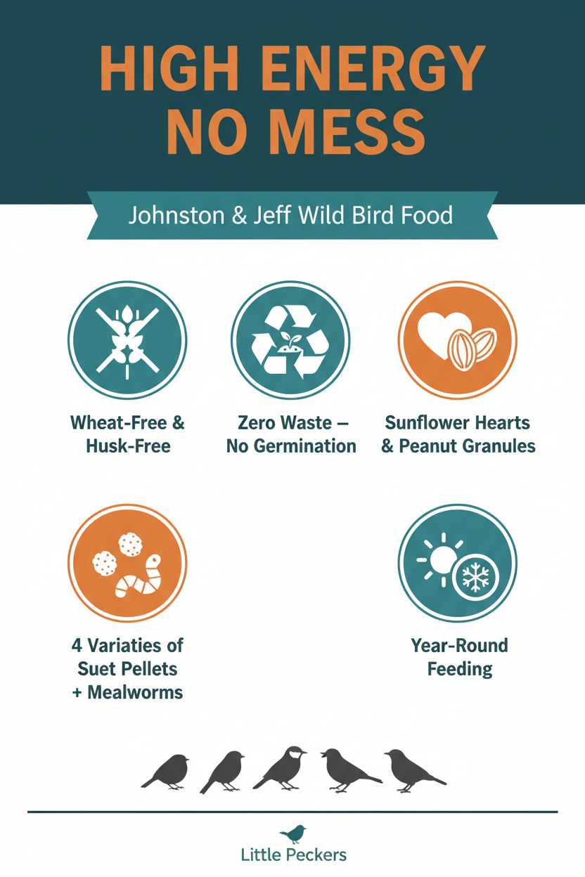 Johnston & Jeff High Energy No Mess Infographic