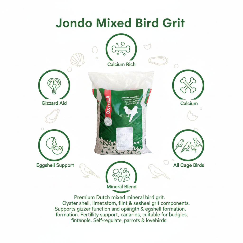 Jondo Mixed Bird Grit Infographic