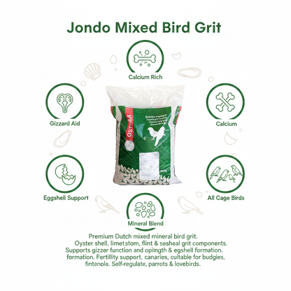 Jondo Mixed Bird Grit Infographic