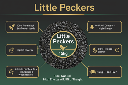 Little Peckers Black Sunflower Seeds Infographic
