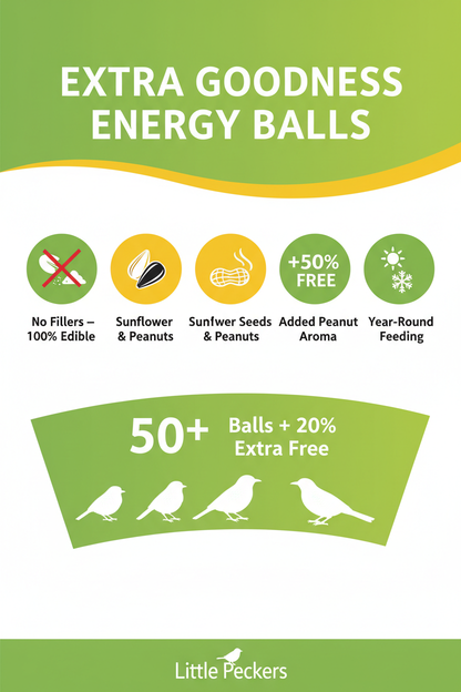 Peckish Extra Goodness Energy Balls Infographic
