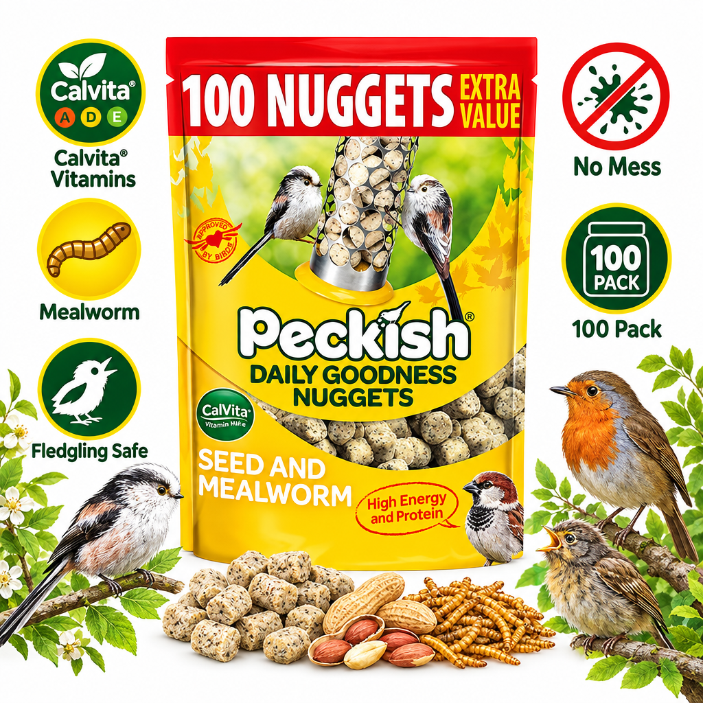 Peckish Extra Goodness Nuggets 100 Pack Infographic