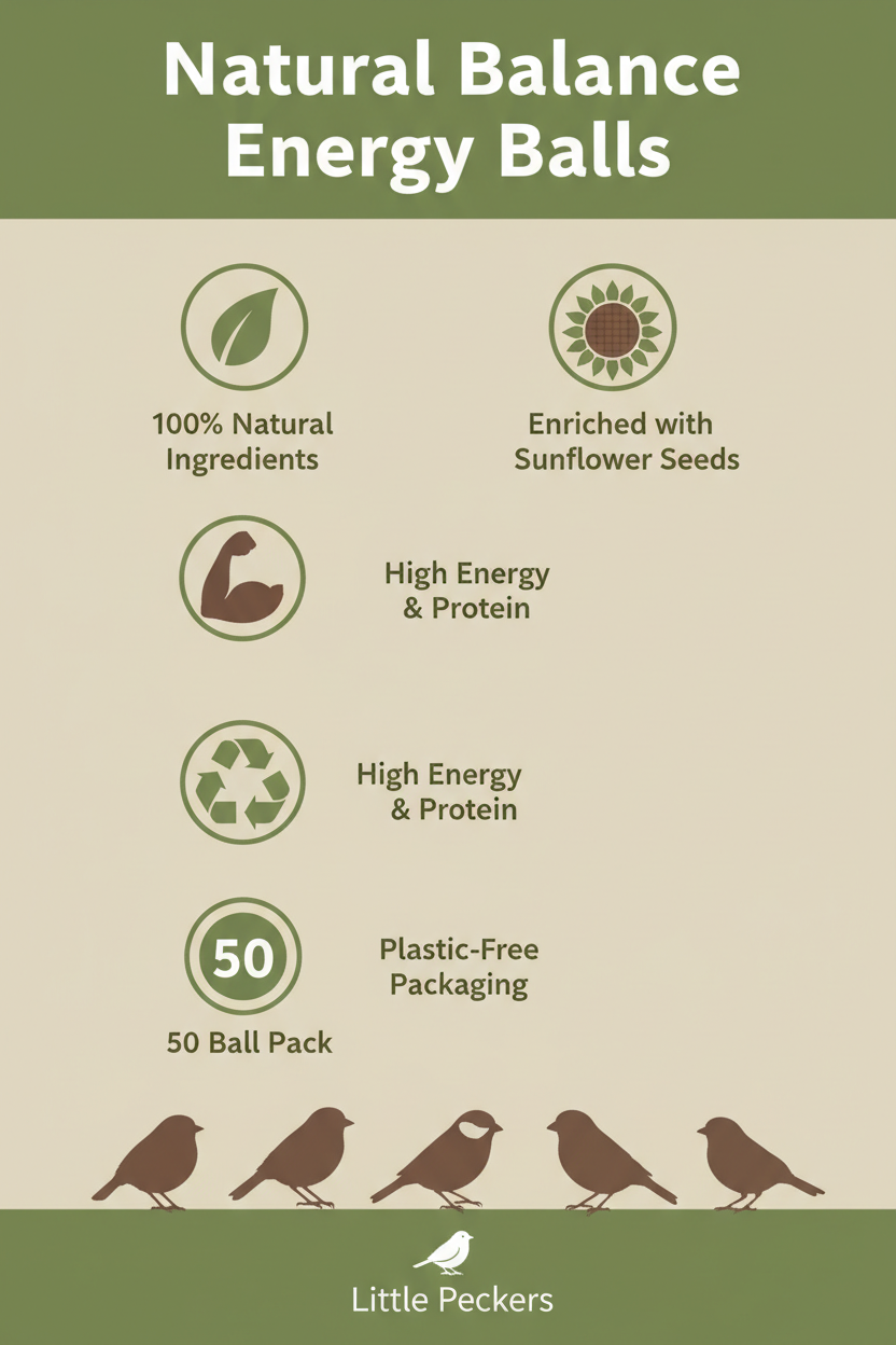 Peckish Natural Balance Energy Balls Infographic