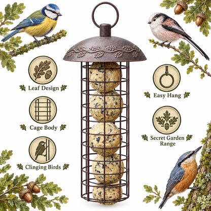 Peckish Secret Garden Energy Ball Feeder Infographic