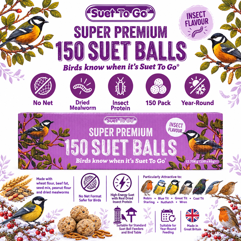 Suet To Go Super Premium Insect Suet Balls Infographic