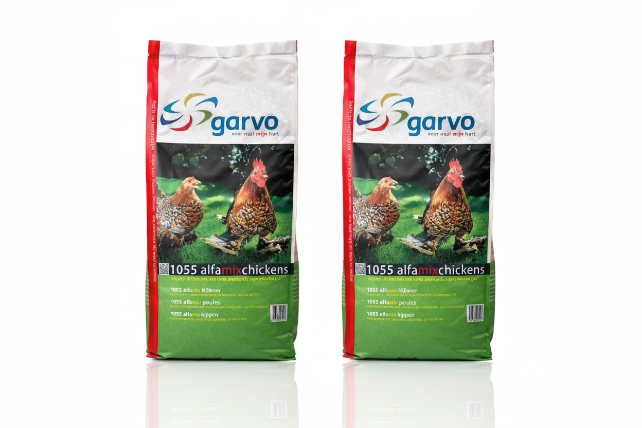 Two Garvo Alfamix Chickens bags