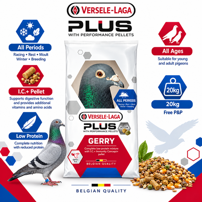 Versele-Laga Gerry Plus I.C.+ 20kg Infographic