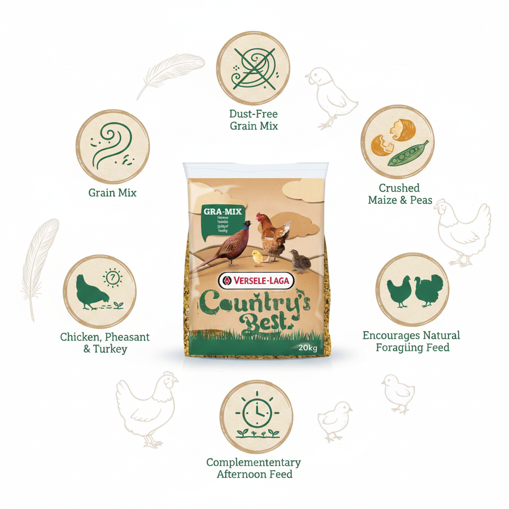 Versele-Laga Gra-Mixture Poultry & Pheasant Infographic
