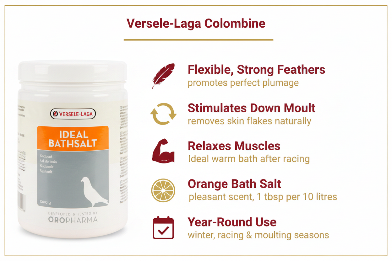 Versele-Laga Ideal Bathsalt Infographic