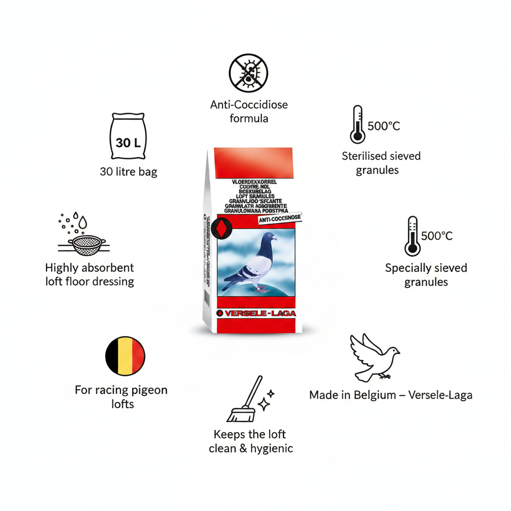 Versele-Laga Loft Granules Extra Anti-Coccidiose 30 Litre