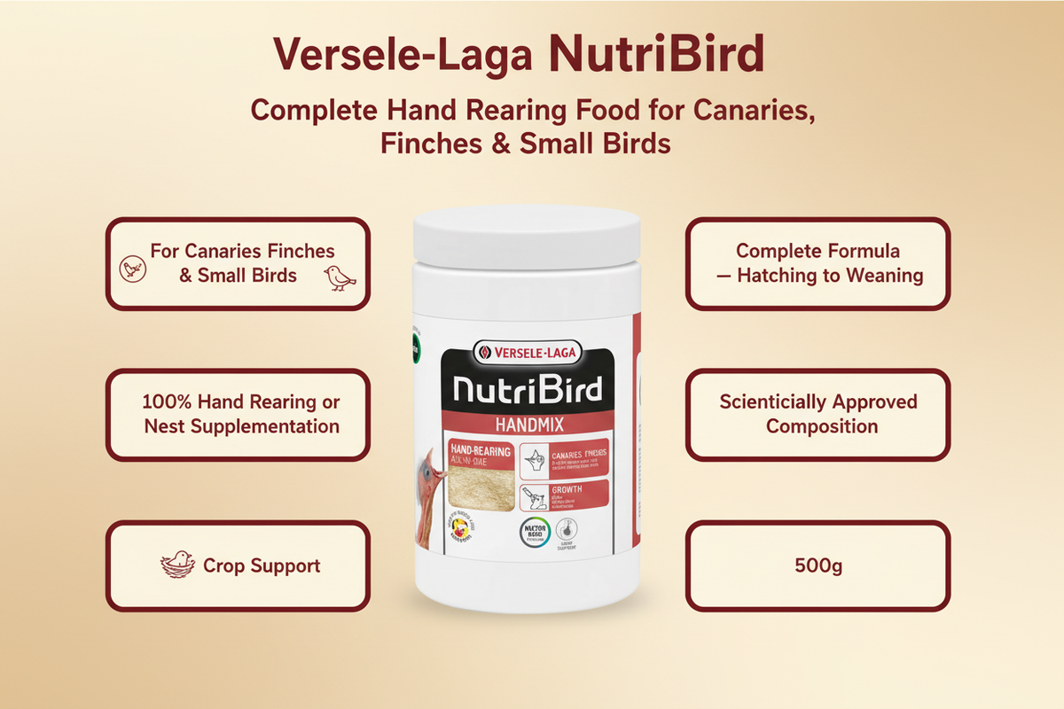 Versele-Laga NutriBird Handmix Infographic