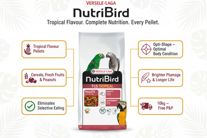 Versele-Laga NutriBird P15 Tropical Infographic