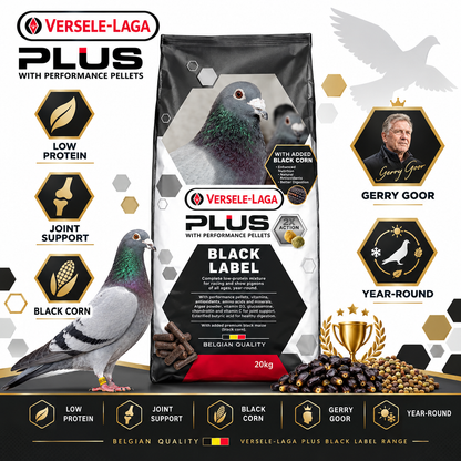 Versele-Laga Plus Black Label Gerry 20kg Infographic