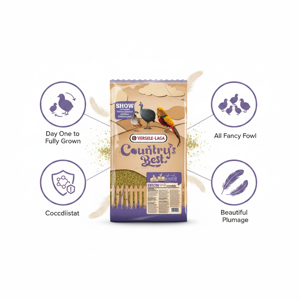 Versele-Laga Show 1 & 2 Crumble 5kg Infographic