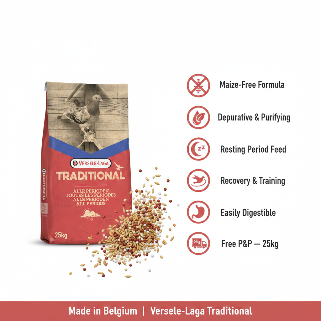 Versele-Laga Traditional Depurative 25kg Infographic