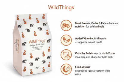 Wild Things Badger & Fox Food Infographic