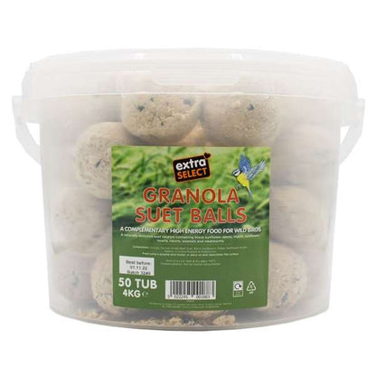 Extra Select Granola Suet Balls Tub of 50