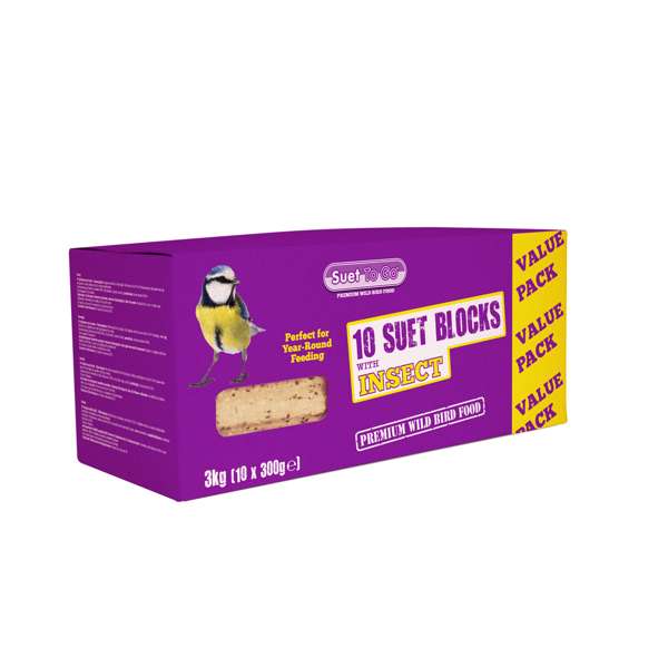 Suet To Go Suet Block Insect 280g Pack of 10