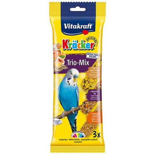 Vitakraft Budgie Kracker Honey & Egg/ Grass
