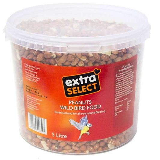 Extra Select Wild Bird Peanuts 5 Litre Tub
