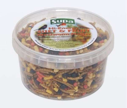 Supa Suet Fruit Mealworm Platter 500ml