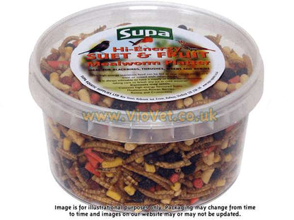 Supa Suet Fruit Mealworm Platter 500ml