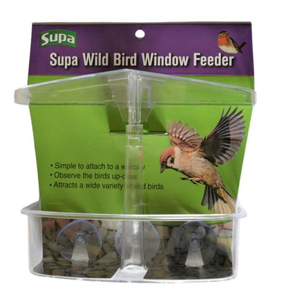 Supa Wild Bird Feeder Window Feeder