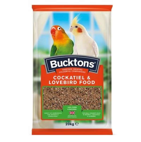 Bucktons Cockatiel & Lovebird 20kg