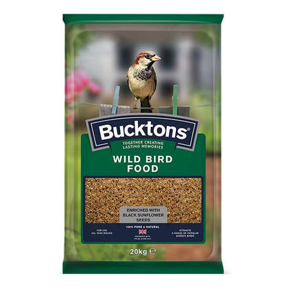 Bucktons Wild Bird Food 20kg - FREE P&P