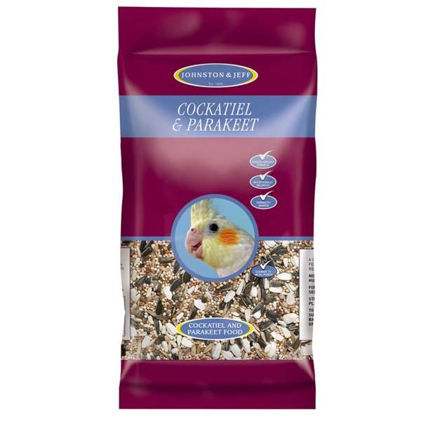 Johnston & Jeff Cockatiel & Big Parakeet Feed 3kg