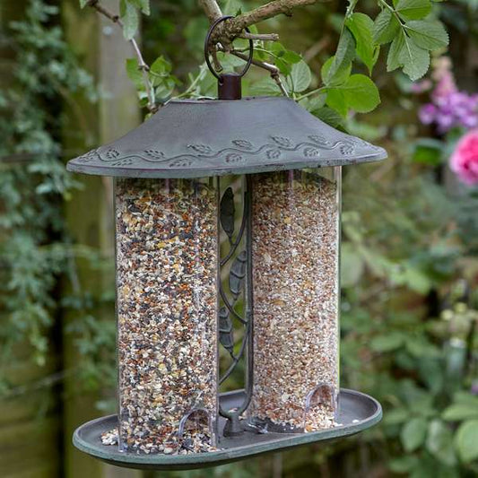 Peckish Secret Garden Dual Seed Feeder